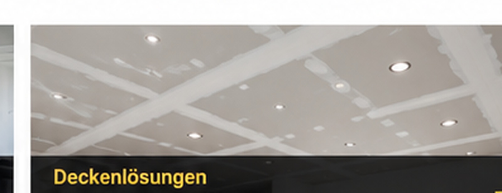 Deckenlösungen